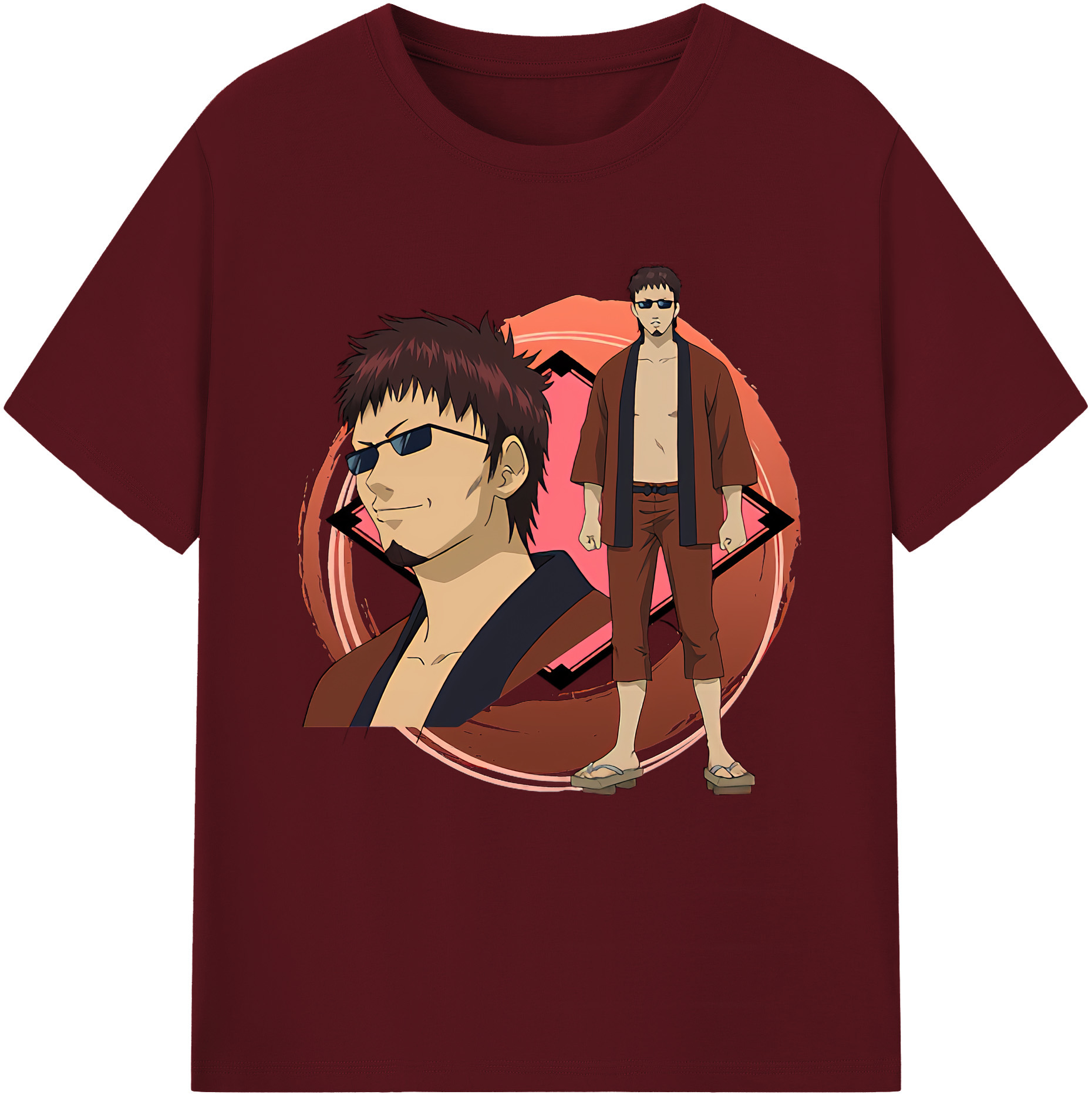 （画像用） ぎんたま 坂田銀時（さかたぎんとき） 神楽 志村新八（しむら しんぱち） GINTAMA Sakata Gintoki Kagura Shimura Shinpachi 綿100％半袖Tシャツ（フロントプリント）